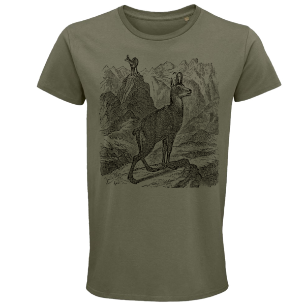 Pánske bio tričko kamzíky na horách - 3
