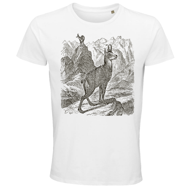 Pánske bio tričko kamzíky na horách - 4