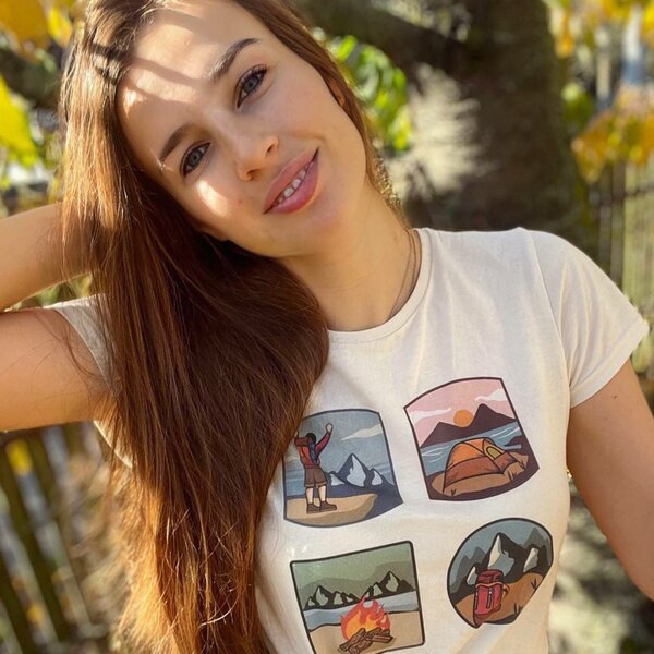 Dámske tričko turistické ikonky - tricko-turisticke-ikonky