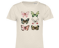 Motívy motýľov na dámskom tričku
