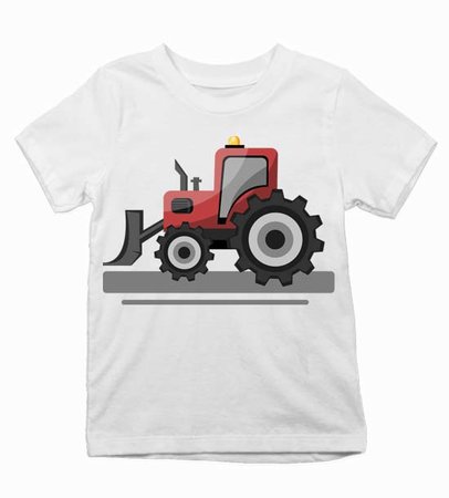 tricko-traktor Detské tričko traktor na ceste - tricko-traktor