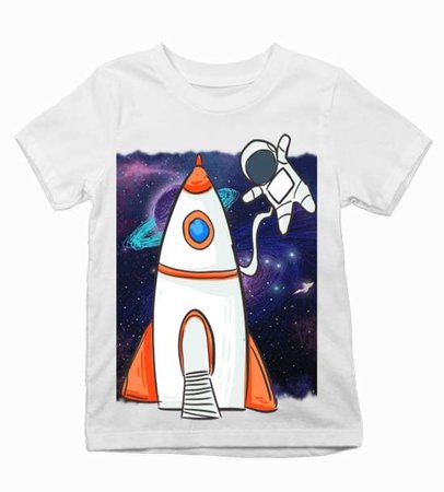 detske-tricko-raketka-a-vesmir Detské tričko kreslená raketa vo vesmíre - detske-tricko-raketka-a-vesmir