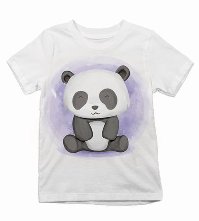 tricko-panda Detské tričko sediaca panda - tricko-panda