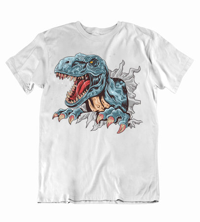 2 Pánske vtipné tričko dinosaurus - 2