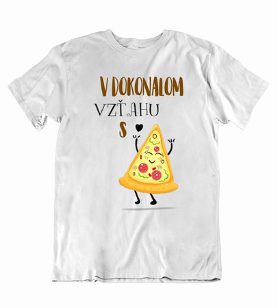 532 Pánske vtipné tričko v dokonalom vzťahu - 532