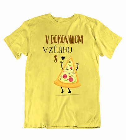 534 Pánske vtipné tričko v dokonalom vzťahu - 534